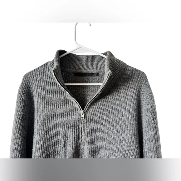 Jenni Kayne half zip Wool and Cashmere blend sweater Size L - Picture 9 of 12